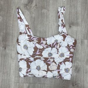 Abercrombie & Fitch Floral Crop Top